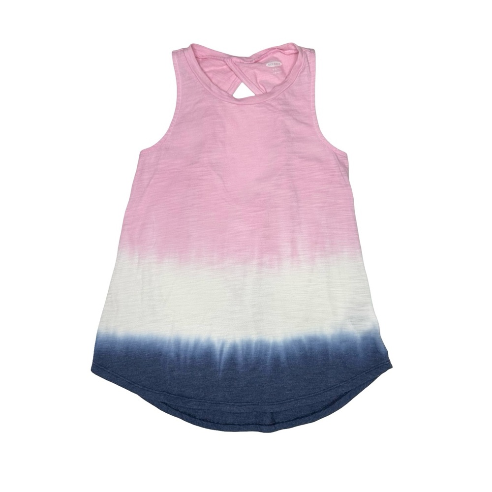 Old Navy Slub-Knit Dip-Dye Twist-Back‎ Tunic Tank Top